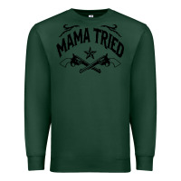 Sports Green mama tried guns Premium Sweatshirt - linhVisuals