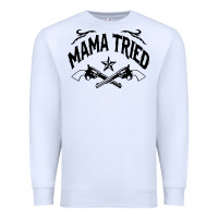 White mama tried guns Premium Sweatshirt - linhVisuals
