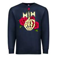 Navy motionless in white Premium Sweatshirt - linhVisuals