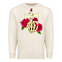 Sandshell motionless in white Premium Sweatshirt - linhVisuals