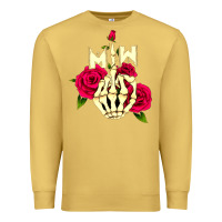 Antique Gold motionless in white Premium Sweatshirt - linhVisuals