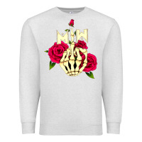 Oatmeal Heather motionless in white Premium Sweatshirt - linhVisuals