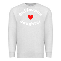 Oatmeal Heather funny 2nd second child   daughter for 2nd favorite kid sweatshirt Premium Sweatshirt - linhVisuals