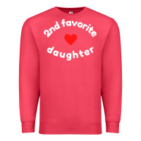 Cardinal funny 2nd second child   daughter for 2nd favorite kid sweatshirt Premium Sweatshirt - linhVisuals