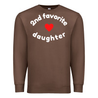 Chestnut funny 2nd second child   daughter for 2nd favorite kid sweatshirt Premium Sweatshirt - linhVisuals