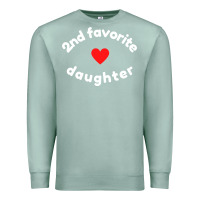 Seafoam funny 2nd second child   daughter for 2nd favorite kid sweatshirt Premium Sweatshirt - linhVisuals