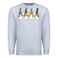 Heather Grey beatl Premium Sweatshirt - linhVisuals