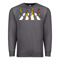Charcoal Heather beatl Premium Sweatshirt - linhVisuals