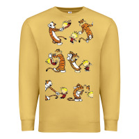 Antique Gold calvin Premium Sweatshirt - linhVisuals