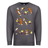 Charcoal Heather calvin Premium Sweatshirt - linhVisuals