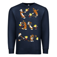 Navy calvin Premium Sweatshirt - linhVisuals