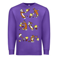 Purple calvin Premium Sweatshirt - linhVisuals