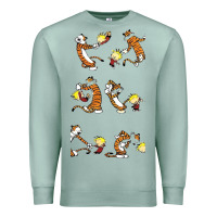 Seafoam calvin Premium Sweatshirt - linhVisuals