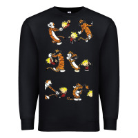 Black calvin Premium Sweatshirt - linhVisuals