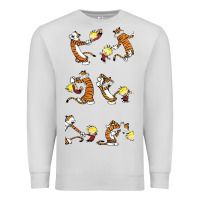 Dove Grey calvin Premium Sweatshirt - linhVisuals