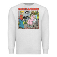 Oatmeal Heather MELVINS Premium Sweatshirt - linhVisuals