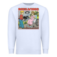 White MELVINS Premium Sweatshirt - linhVisuals