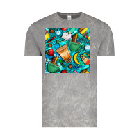 Cloud Rock school boy coffe cup with camouflage seamless pattern bbs Vintage Tee - BundleAndBundleShop