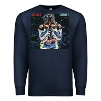 Navy Juice shy Premium Sweatshirt - linhVisuals