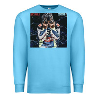 Ocean Blue Juice shy Premium Sweatshirt - linhVisuals