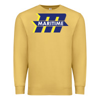 Antique Gold massachusetts maritime academy Premium Sweatshirt - linhVisuals