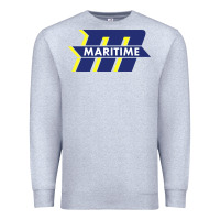Heather Grey massachusetts maritime academy Premium Sweatshirt - linhVisuals