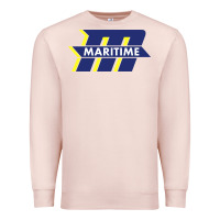 Pale Pink massachusetts maritime academy Premium Sweatshirt - linhVisuals