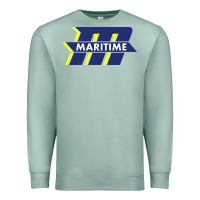 Seafoam massachusetts maritime academy Premium Sweatshirt - linhVisuals