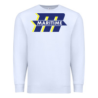 White massachusetts maritime academy Premium Sweatshirt - linhVisuals