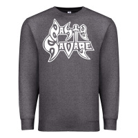 Charcoal Heather nasty savage 85 thrash metal Premium Sweatshirt - linhVisuals