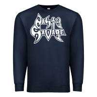 Navy nasty savage 85 thrash metal Premium Sweatshirt - linhVisuals