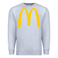 Heather Grey donalds food Premium Sweatshirt - linhVisuals