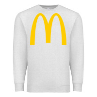 Oatmeal Heather donalds food Premium Sweatshirt - linhVisuals