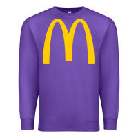 Purple donalds food Premium Sweatshirt - linhVisuals