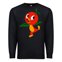 Black orange bird Premium Sweatshirt - linhVisuals