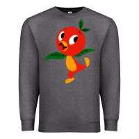 Charcoal Heather orange bird Premium Sweatshirt - linhVisuals