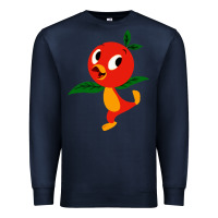 Navy orange bird Premium Sweatshirt - linhVisuals