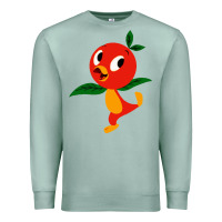 Seafoam orange bird Premium Sweatshirt - linhVisuals