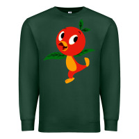 Sports Green orange bird Premium Sweatshirt - linhVisuals