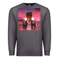 Charcoal Heather Juice pink Premium Sweatshirt - linhVisuals