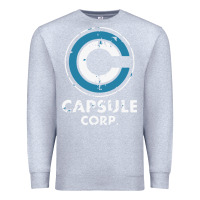 Heather Grey capsule corporation essentia Premium Sweatshirt - linhVisuals