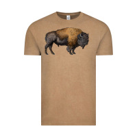 Vintage Coffee american bison body Vintage Tee - RanaPortraitStore