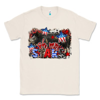 Natural Oh my stars pig Classic Tee - CowGirlArtShop
