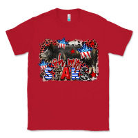 Red Oh my stars pig Classic Tee - CowGirlArtShop