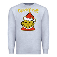 Heather Grey christmas grinchffindor! grinch Premium Sweatshirt - linhVisuals