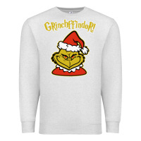Oatmeal Heather christmas grinchffindor! grinch Premium Sweatshirt - linhVisuals