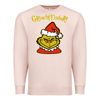 Pale Pink christmas grinchffindor! grinch Premium Sweatshirt - linhVisuals