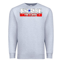 Heather Grey American punk Premium Sweatshirt - linhVisuals