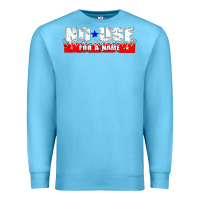 Ocean Blue American punk Premium Sweatshirt - linhVisuals