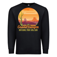 Black grand canyon national park t  shirt grand canyon arizona u s national Premium Sweatshirt - linhVisuals